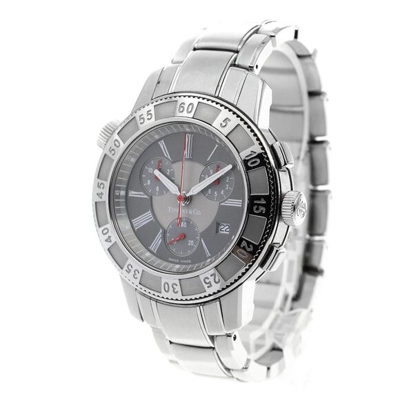 TIFFANY & Co. Mark T-57 Chronograph gray Dial Quartz Men's Watch_893874 - Picture 1 of 7